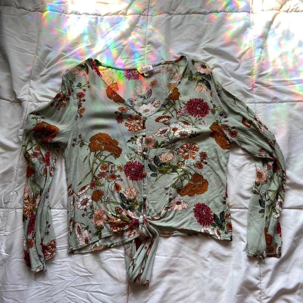 Flower Top Long Sleeve